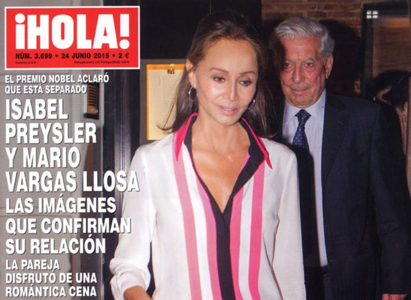 Mario Vargas Llosa leaves wife for Isabel Preysler
