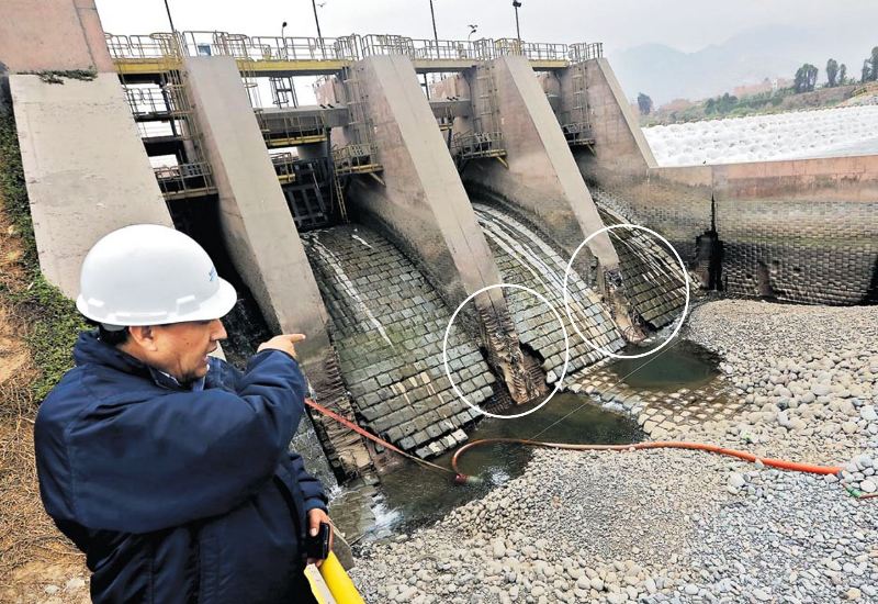 Lima water plant at risk of collapse