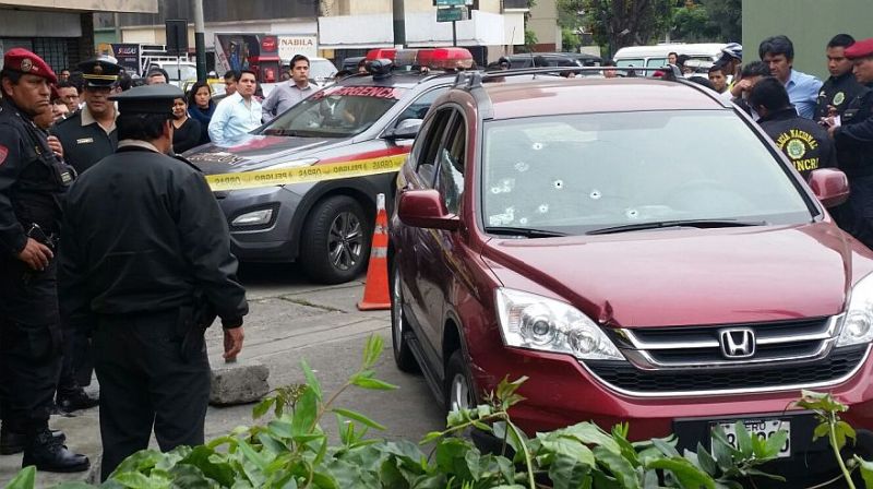 Broad-daylight shootout in Lima’s financial district