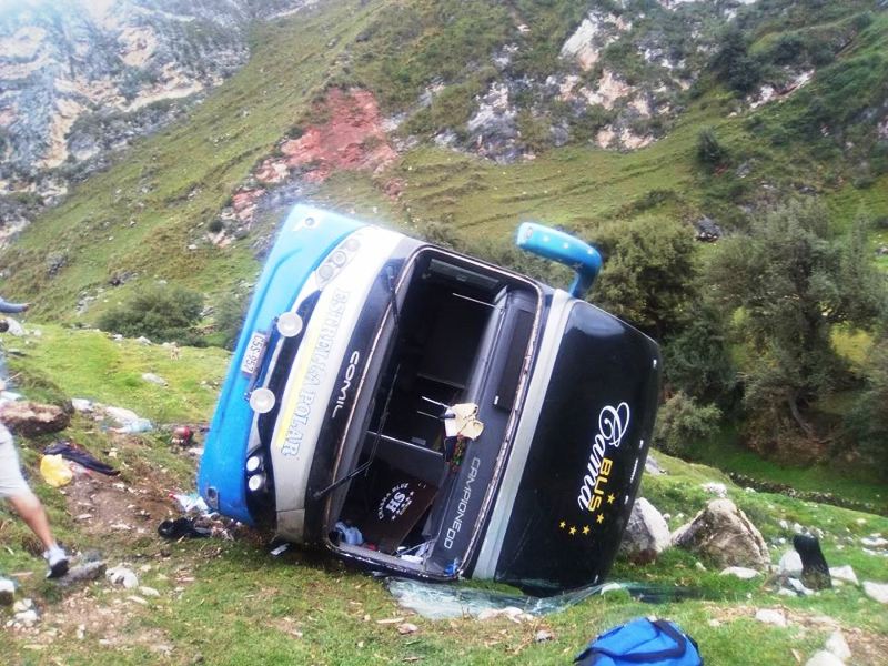 24 killed in central Peru bus accident