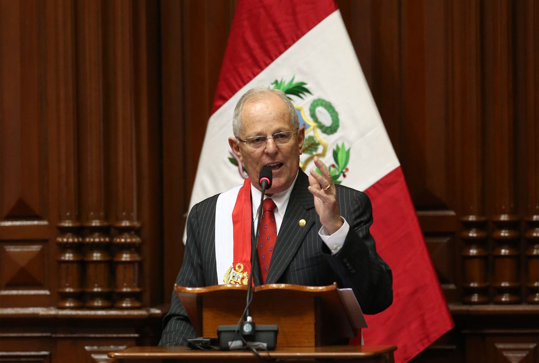 Kuczynski outlines plan for Peru in inaugural address