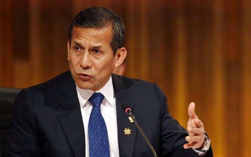 Peru judge orders ex-President Humala to post bail in corruption probe