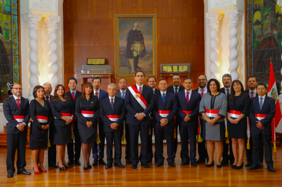 President Vizcarra Announces New Cabinet Members